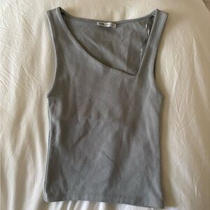 Zara Light Gray Tank Top